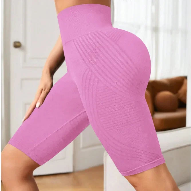 Anti-Cellulite 3D Compression Biker Shorts High Waisted Butt Lifting Tummy Control Training Cellulite Slimming Workout Shorts