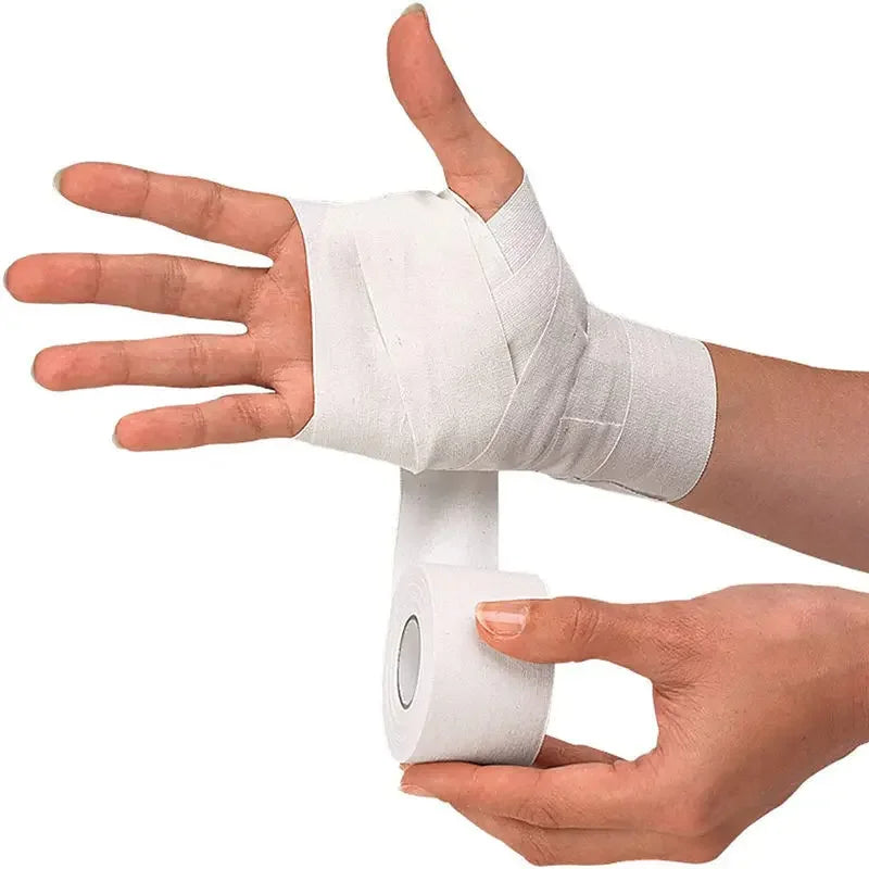 1PC Sports Tape White Tape Sensitive Skin Roll Band Aid Muscle Elastic Bandage Strain Injury Support Medical Accessories