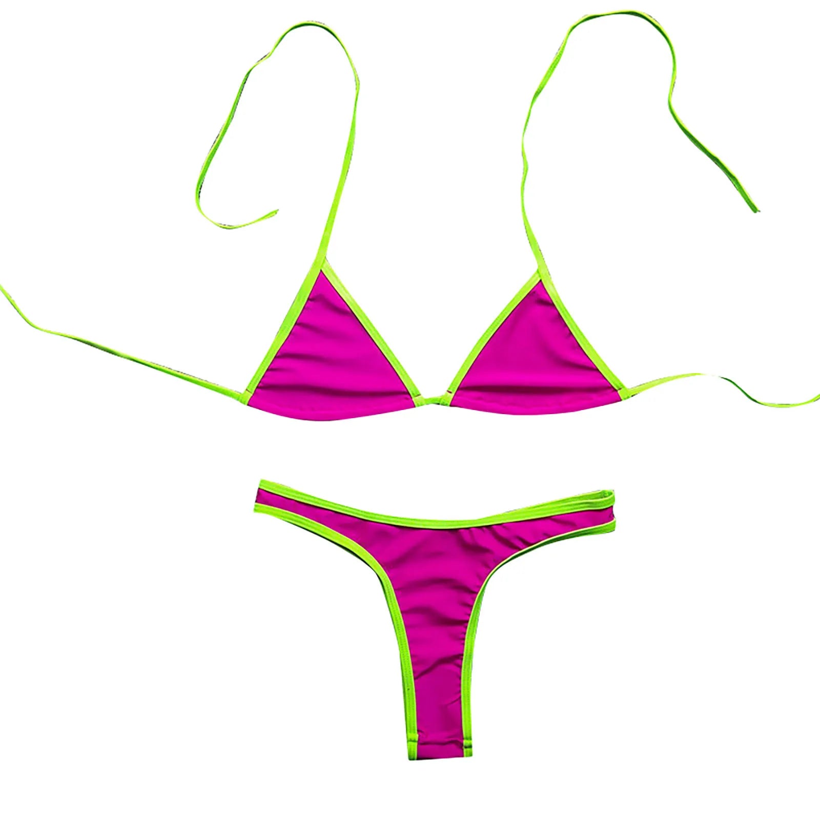 Sexy Micro Bikini Women Swimwear Thong Bikinis Sets Brazilian Halter Beach Wear Woman Bathing Suits maillot de bain femme