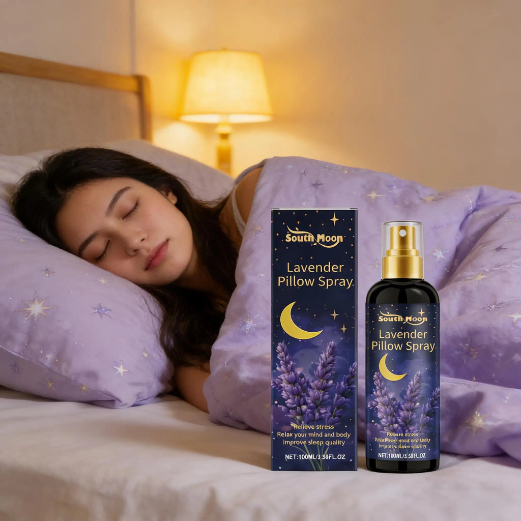 Sleep Spray Lavender for Pillows Relieve Anxiety Fall Asleep Improve Sleep Quality Natural Aromatherapy Body Relaxation Spray