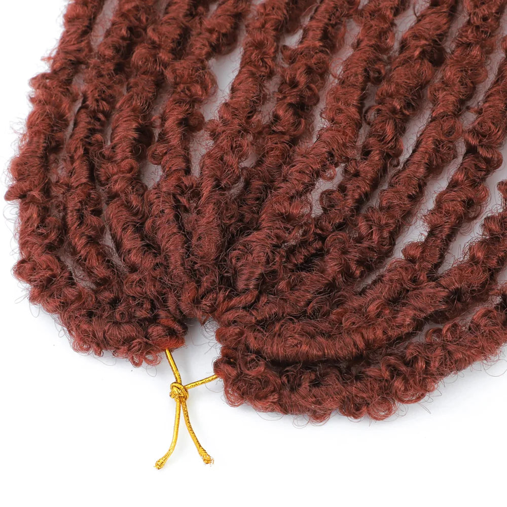 12 14 18 24 36 Inches Distressed Butterfly Locs Crochet Hair Faux Locs Crochet Braids Messy Soft Locs Braiding Hair Extensions