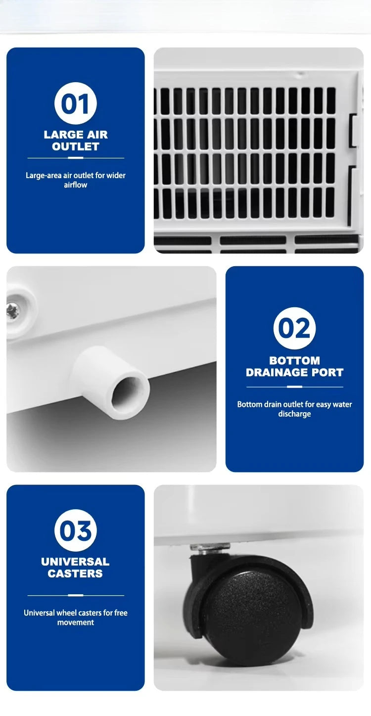 18000btu Big 2P Compact Home Unit Cooling Single-cool All-in-one R290 Refrigerant Portable Air Conditioner
