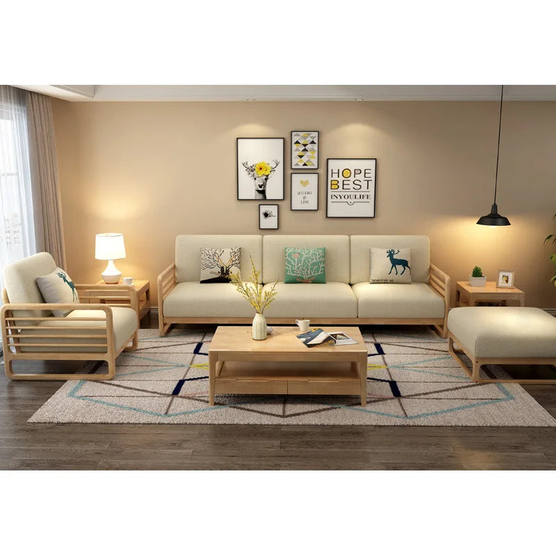 Nordic Creative Fabric Sofa Set