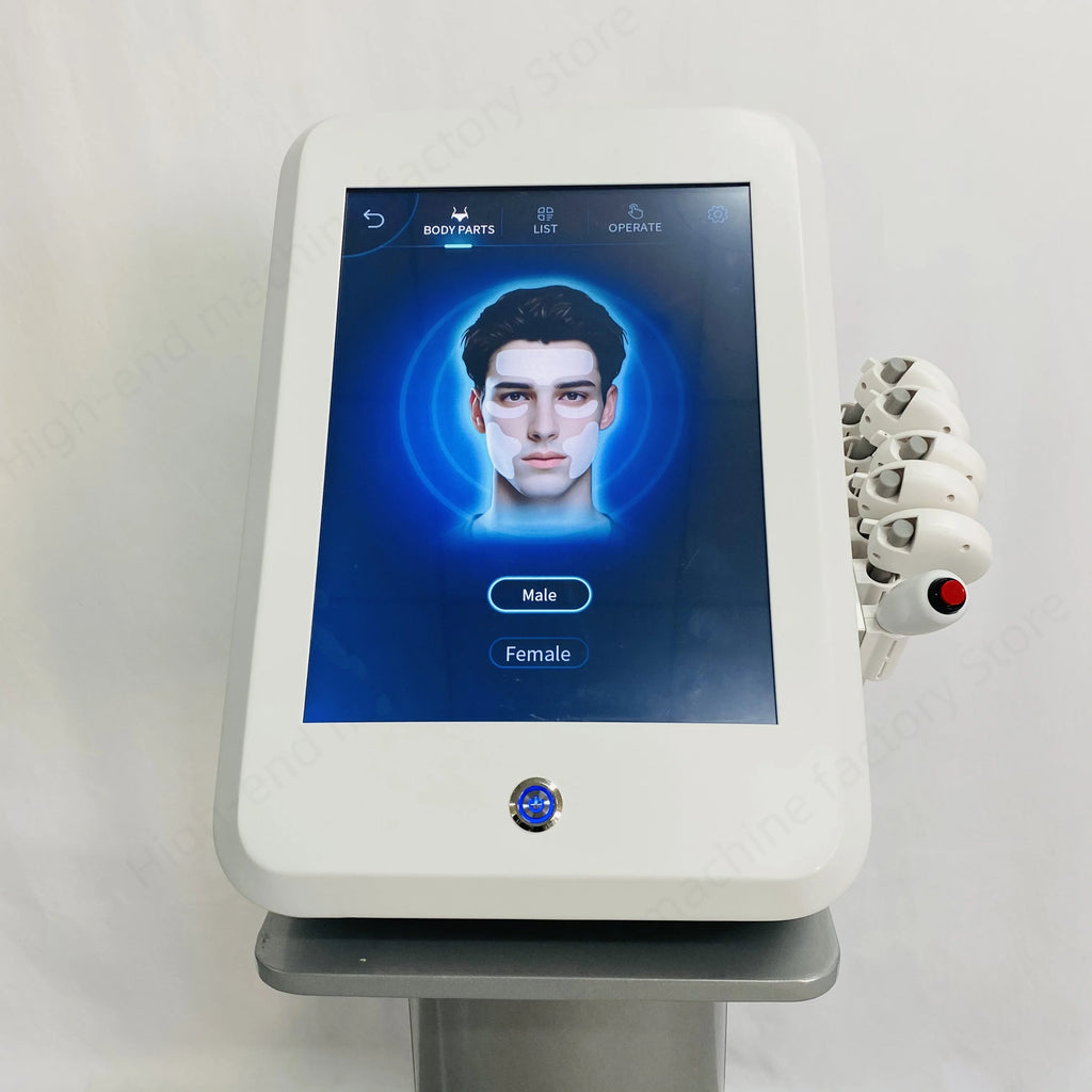 MYOslim facial shaping machine, specializing in removing wrinkles, face-lifting, skin cooling and collagen activity,