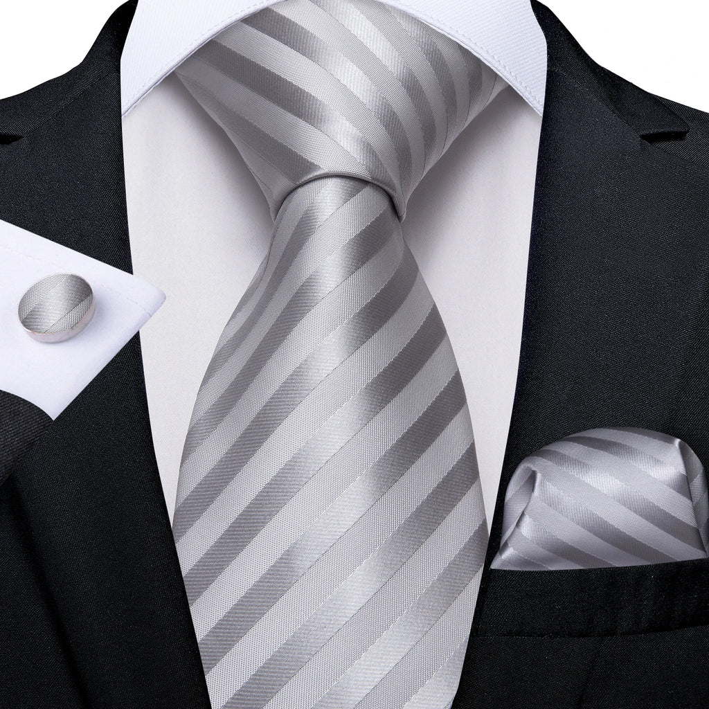 8cm Men's Polyester Ties Pocket Square Cufflinks Green Gold Paisley Wedding Party Accessories Necktie Gift