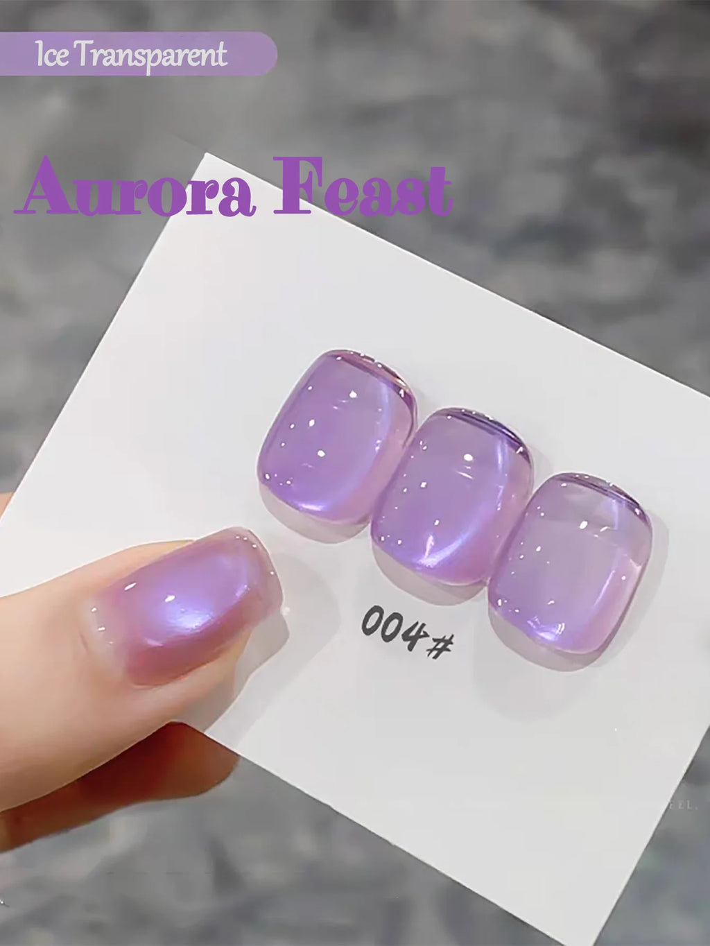 1-12pcs ZH Spring/Summer Ice Transparent Sweet Wine Glass Beads Cat Eye Nail Polish Gel New Flashy Popular Pink Nail Supplies
