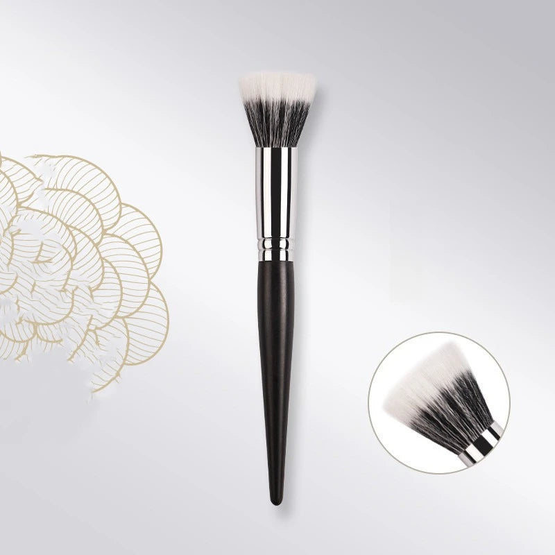 3 PCS Makeup Brushes Set Includes Foundation Brush, Flawless Concealer Brush, Powder Brush