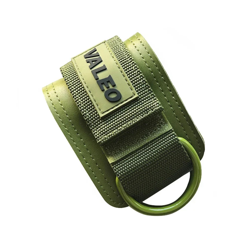 Double D-Ring Cable Ankle Straps For Gym Workouts Glutes Legs Strength Training Brace Support Sport Safety Abductors Ankle Cuffs