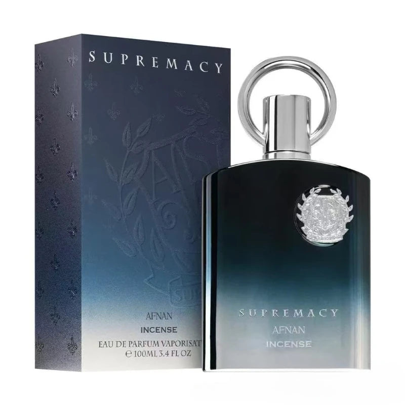 AFNAN Supremacy Incense Perfume 100ml Eau De Parfum Long Lasting Luxury Fragrance Spray Warm Deep Smoky Rich Intense Elegant