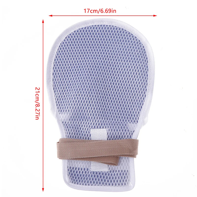 1 Pcs Medical Restraint Glove Detachable Bedridden Patient Anti Fall Hand Constraint Protector Anti Scratch Fixed Glove〔CC55〕