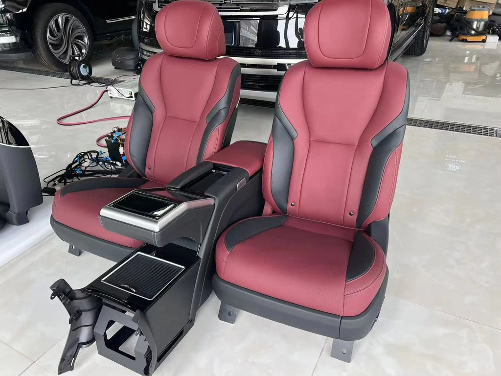 Luxury Racing Seat for Land Cruiser LC200 LC300 VIP Captain Rear Seat Electric Leg Support Headrest New PU Modified Car Seats