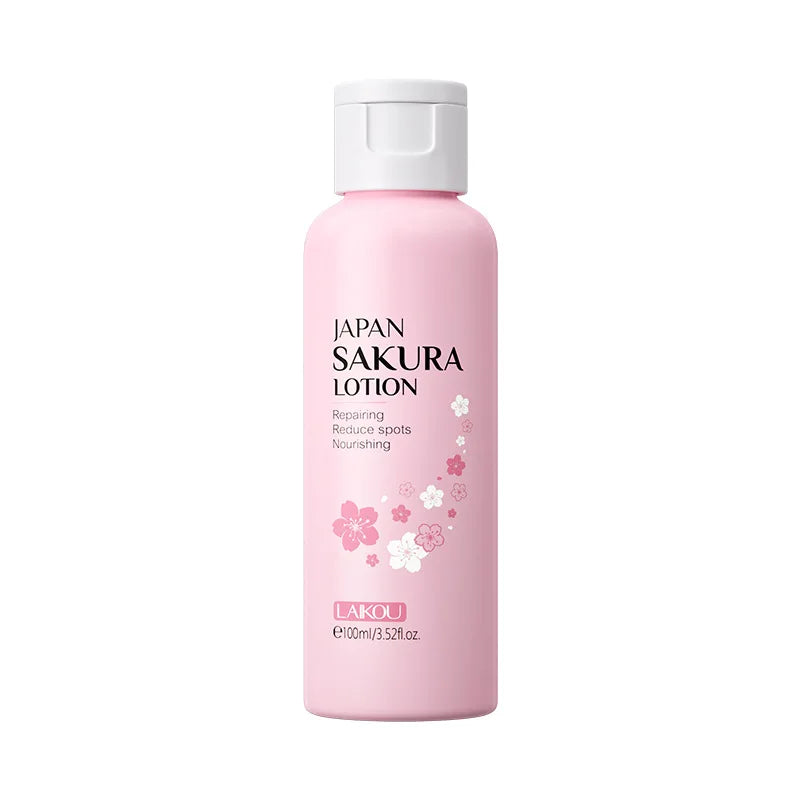LAIKOU Sakura Face Lotion Moisturizing Essence  Shrink Pores Repairing  Improve Skin Elasticity  100ML