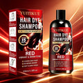 4 In 1 Red Hair Dye Shampoo 100ml 15 Min Fast Dye Cover Grey Hair Easy Operation Long Lasting Vivid Red Tone Hair Color Shampoo