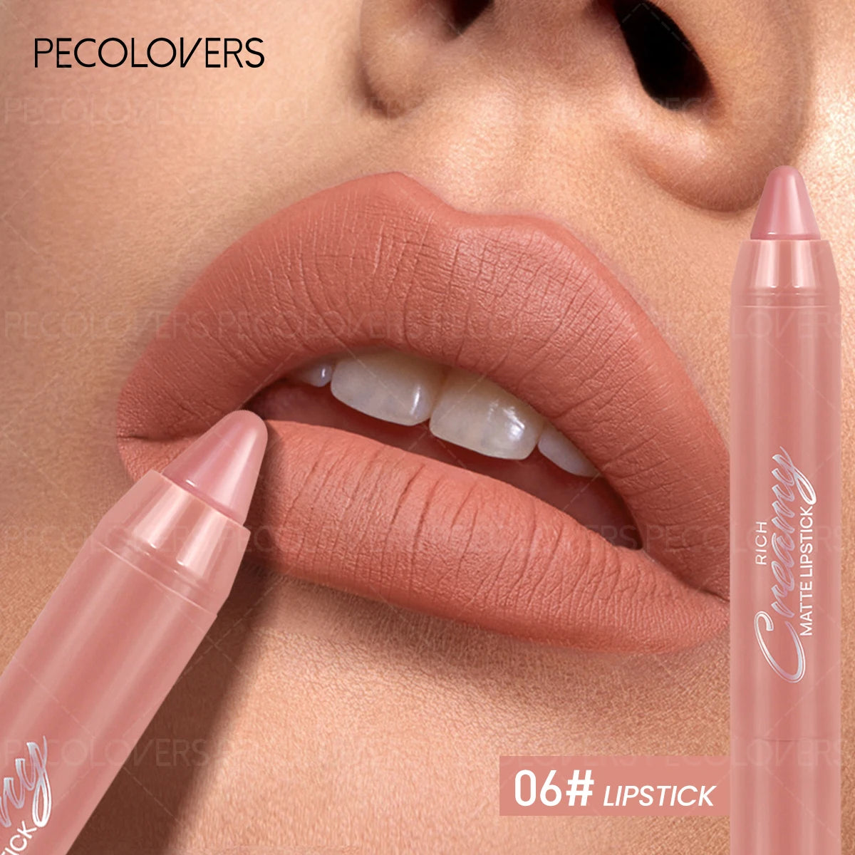 1 Pc Matte Lip Liner and Lipstick Pen, Smooth To Apply, Waterproof Long-lasting Non-sticky, Perfect Festival Gifts, Daily Makeup