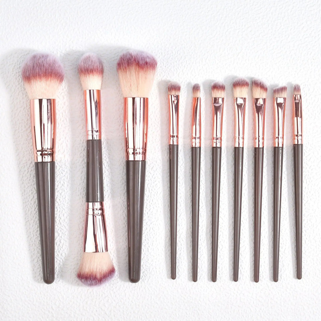 10-20PCS Makeup Brush Set Foundation Concealer Powder Eyeshadow Blush Brush Kabuki Blending Cosmetic Beauty Tool for Face