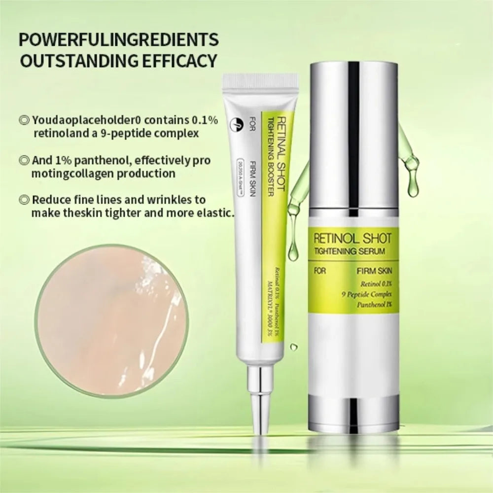 Retinal Shot Tightening Serum/Booster/Face Fift Cream Deep Hydration Moisturizating Firm Skin Reduces Fine Lines Minimizes Pores