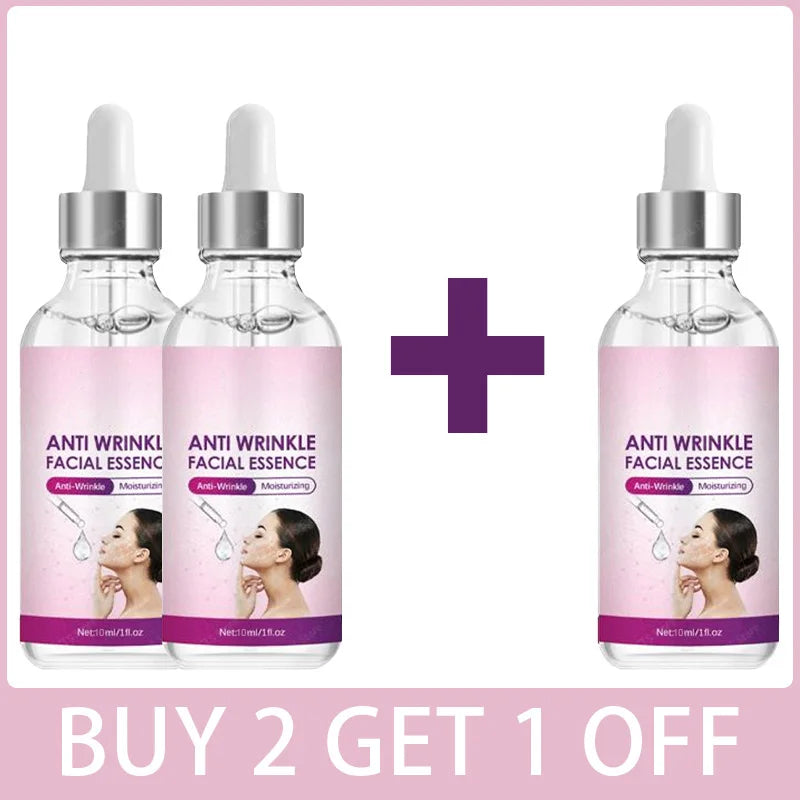 3ND Instant Anti Wrinkle Aging Remove Facial Wrinkles Serum To Fine Lines Around The Eyes Crow's Feet Neck Wrinkle Serum
