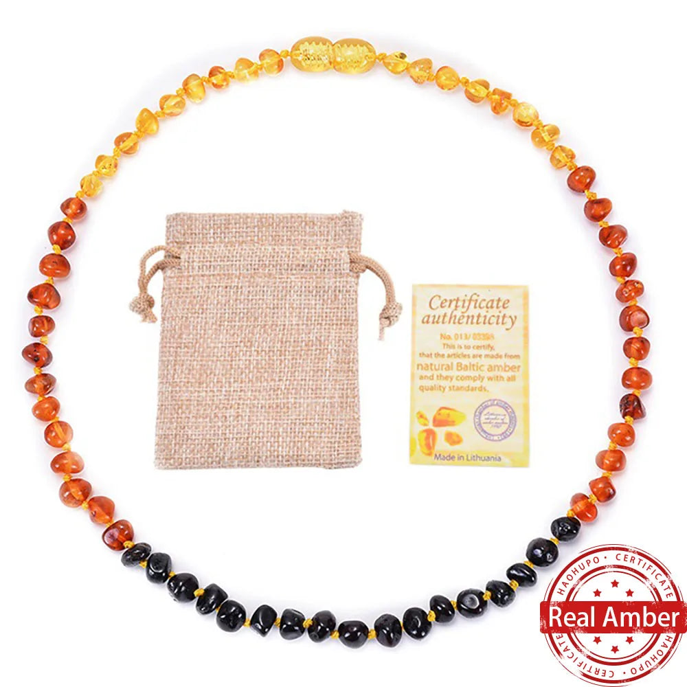 Fashion Women Natural Baltic Amber Bracelet/Necklace Original Handmade Amber Jewelry Gift Accessories Wholesale