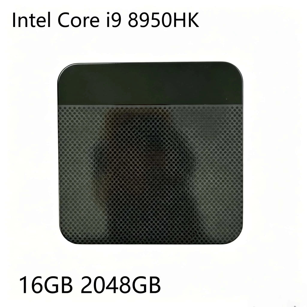 Intel Core i9 8950HK Portable Mini PC Triple 4K Display 16GB DDR4 WiFi6 BT5.2 Silent Cooling Home Office Desktop Pro Fast