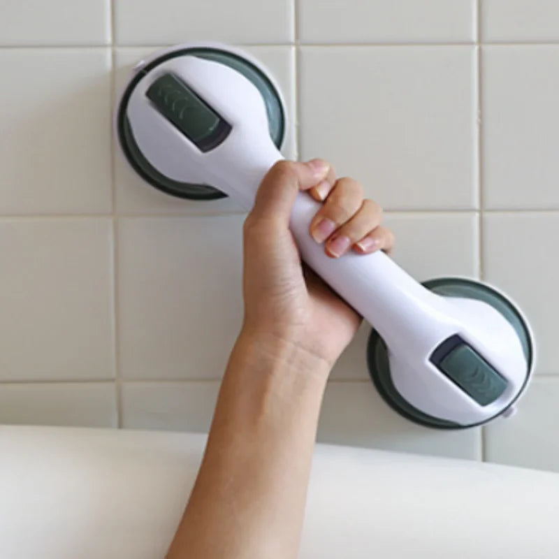 Bathroom Strong Suction Cup Armrest No Drilling Anti-fall Safety Handle Non-perforated Stable Grip for Elderly Children Senior