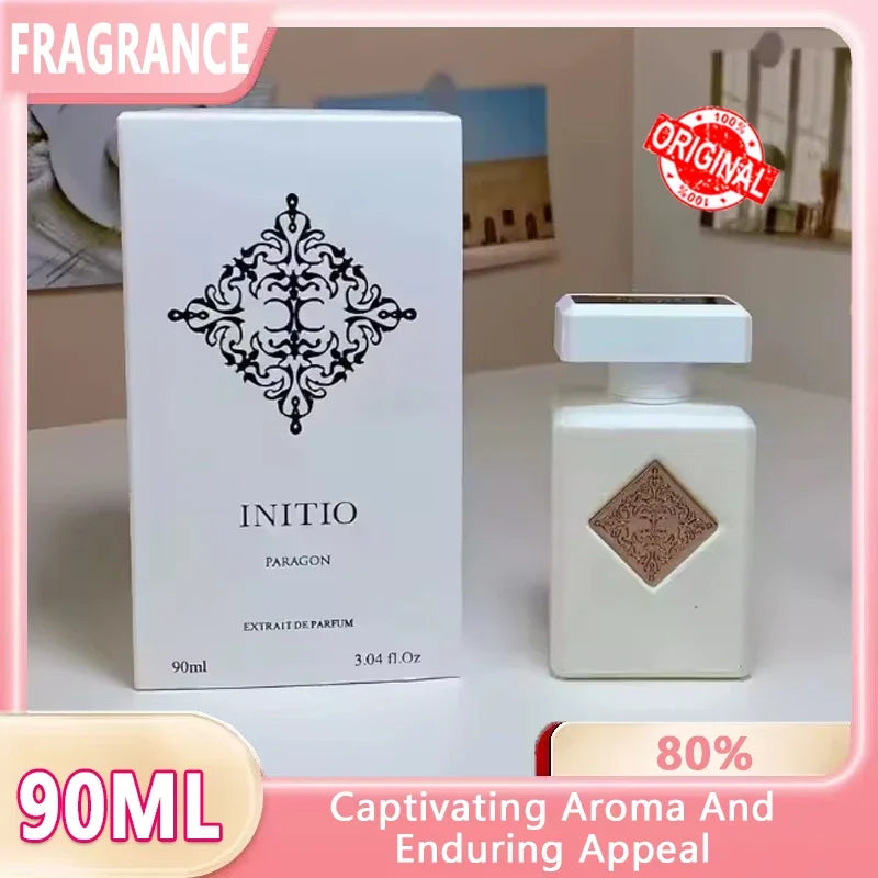 90ML Niche Unisex Initio Perfume  LongLasting Oriental Woody Scent with Oud Vanilla Musk & Rose for Elegant Daily Fragrance