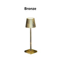 LED Desk Lamp Usb Rechargeable Table Lamp Wireless Touch 3 Color Desktop Night Light Bar Restaurant Creative Ambient Light Decor