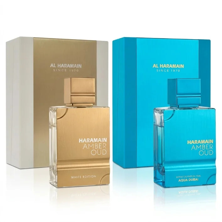 Premium Amber Oud Gold Edition & Dubai Night Perfume, Luxurious Long Lasting Arabian Fragrance Spray for Men Women