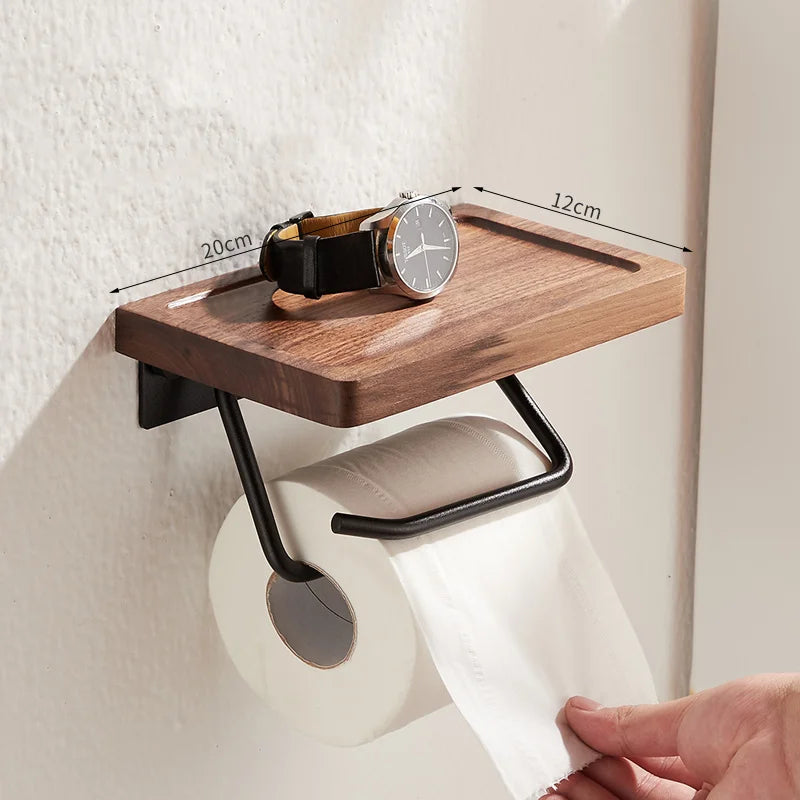 Toilet Tissue Roll Holders Wall Mount with Self  Screw for Small Items,Tissue Holder for Bathroom Kitchen Bedroom