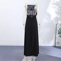 Sexy Bead Strap Maxi Dresses Women's Slim Sleeveless Backless Waist-cinching Hip-wrap Dress 2026 New Ladies Summer Evening Grown