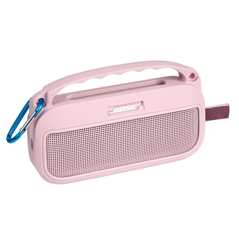 ZOPRORE Silicone Cover Case for Bose SoundLink Flex (2nd Gen) Speaker, Travel Protective Cover with Shoulder Strap and Carabiner