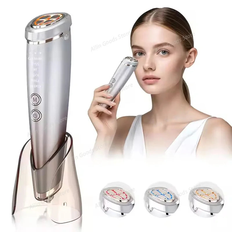 High Frequency Facial Lifting Machine RF Beauty Instrument for Face and Eyes Lifting Skin Tightening Beauty Care Gift for Women