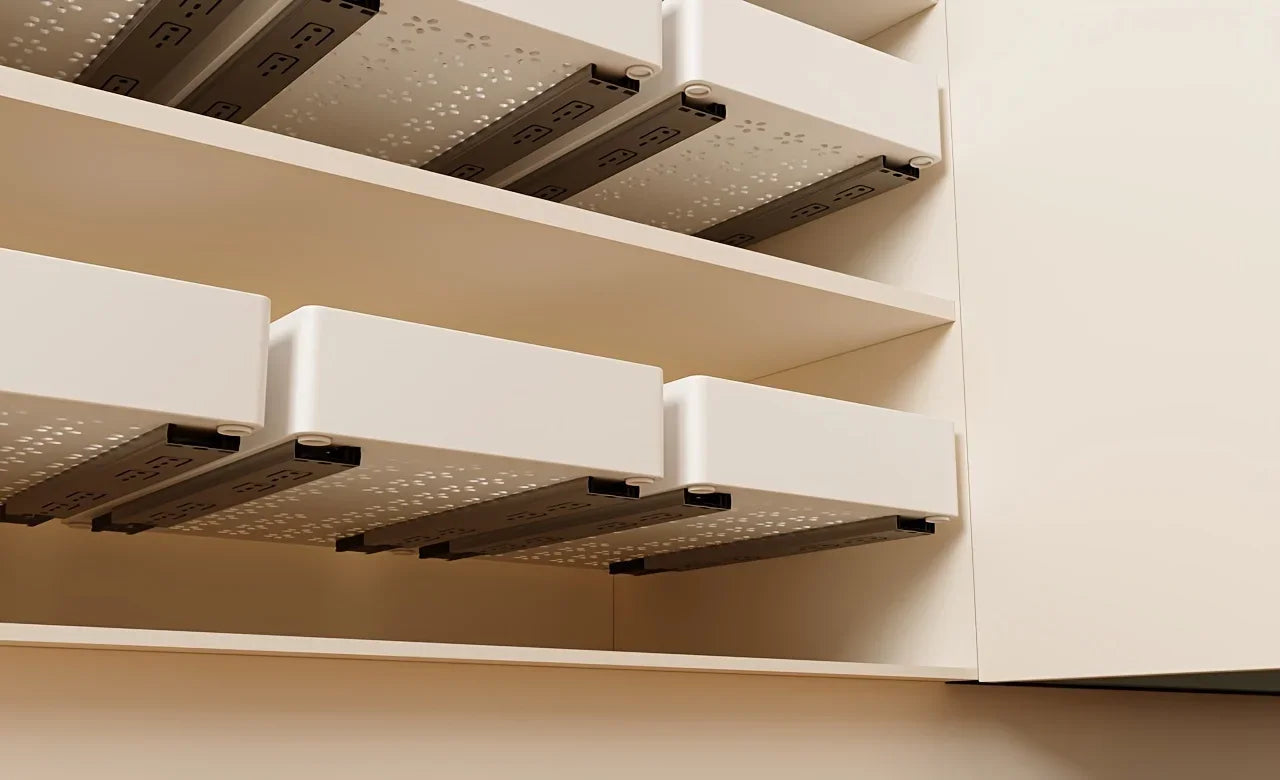 Cabinet Pull Out Organizer Slide Out Storage Rack with Slide Rail for Bowl Spice Utensils Storage Kitchen Bathroom Organization