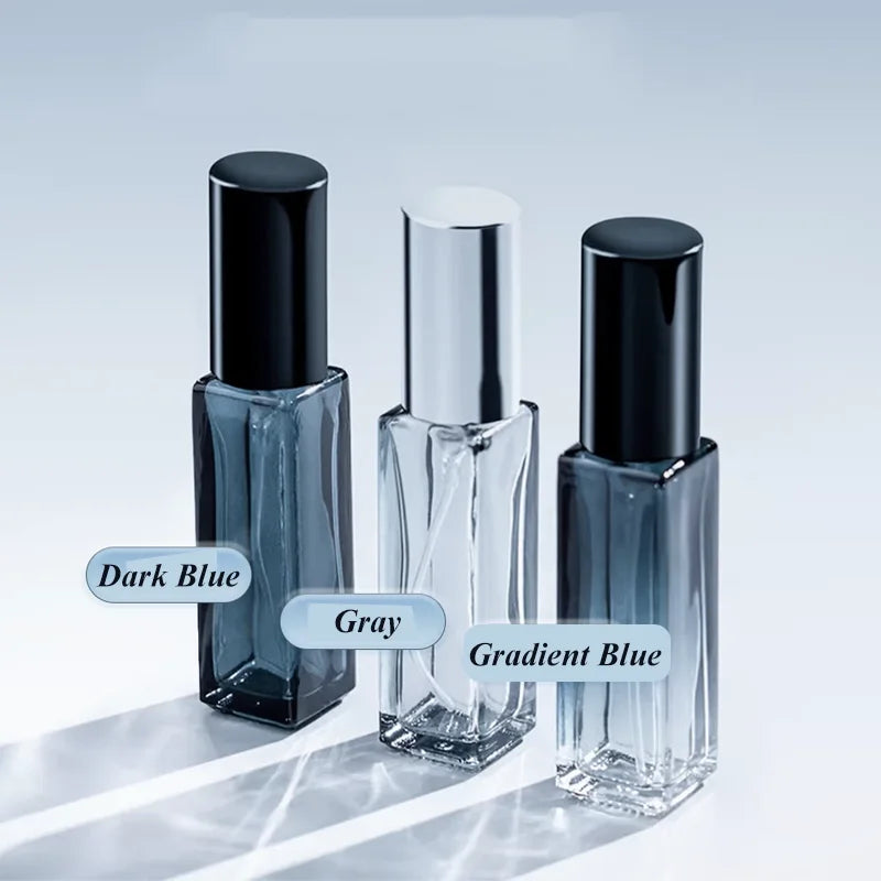 3PCS 10/20ml Perfume Spray Bottle Empty Glass Atomizer Travel Cosmetic Containers Bottle Sample Vials Refillable Drop Shipping