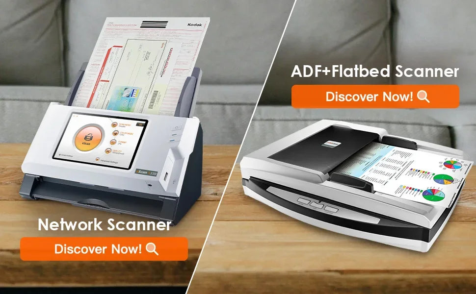 2025Document Scanner - Desktop High Speed Duplex Color Scanner , A4 / A3 Scanner OCR include