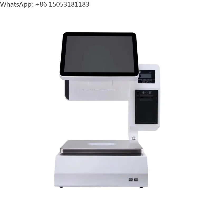 J900 I3 I5 CPU 15.6 11.6 Inch Dual Touch Screen Pos Cashier Register Electronic Point of Sale Weighing Scale