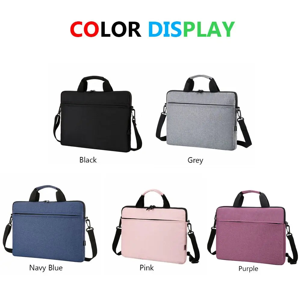 Ultra Thin Large Capacity Protective Pouch Notebook Cover Laptop Handbag Shoulder Bag Laptop Sleeve Case For HP Dell Lenovo