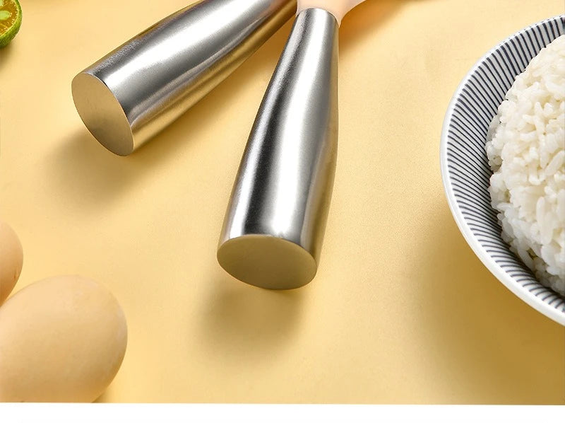 1Pcs Silicone Spoon Non-stick Cooking Spoon Anti-scalding Pot Rice High-temperature-resistant Spoon Durable Kitchen Gadgets