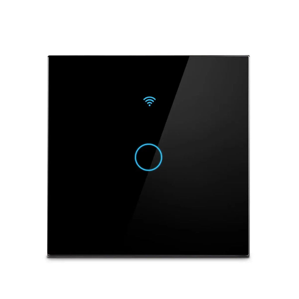 Wifi Smart Light Switch EU 1/2/3Gang Touch Light Switch No Neutral Wire Wall Light Switches Works with Tuya Smart Life App Alexa