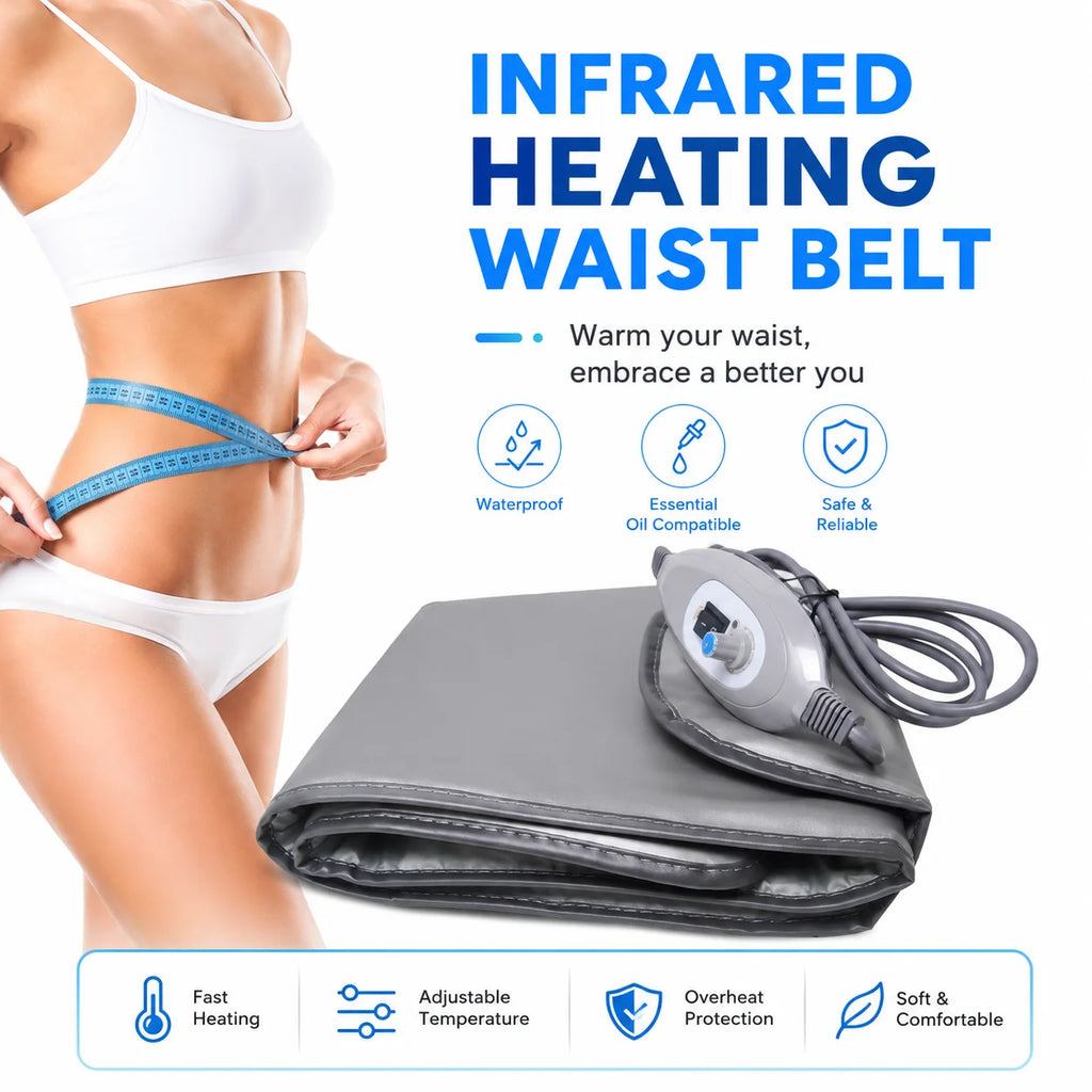 Fat Burning Weight Loss Belt Shaper Belly Leg Body Massager Vibration Heating Lazy Diet Sauna Electric Slimming Belt Dropshippin