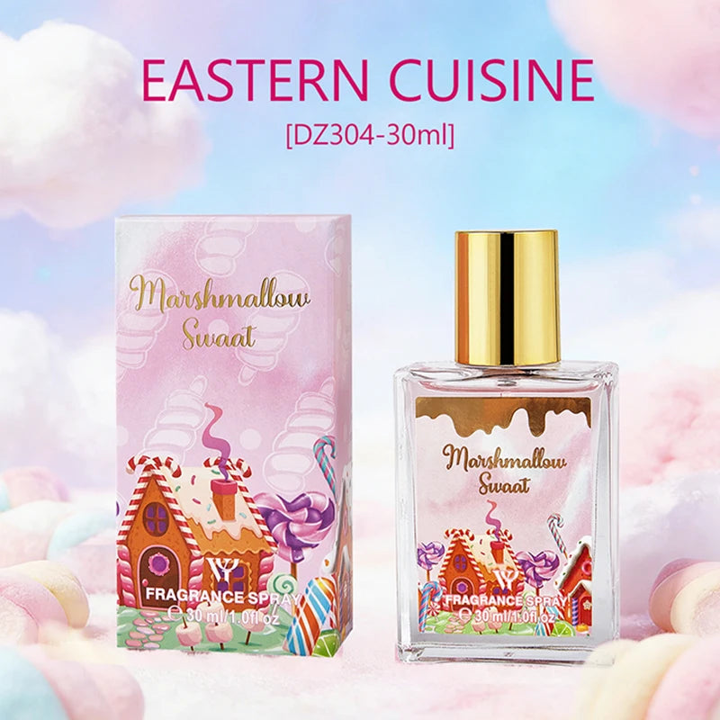 Chocolate-shaped Gourmet Perfume 30ml Sweet Caramel Marshmallow Vanilla Eau De Toilette Long-lasting Fragrance женские духи