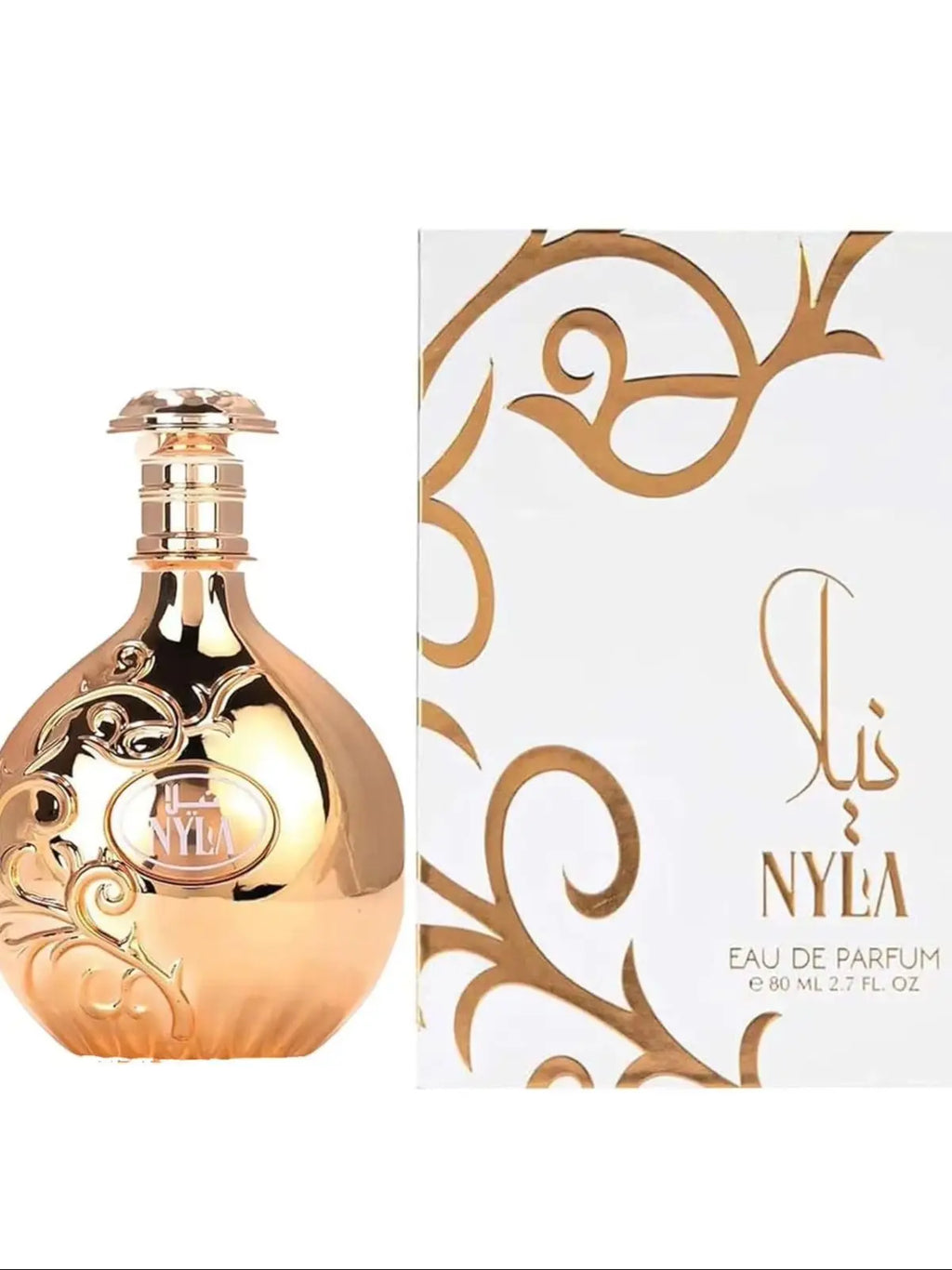 Arabiyat Prestige Nyla Eau De Parfum 2.7 Fl Oz  Notes of Coconut Mandarin Peach And Citrus Fragrance