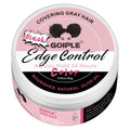 GOIPLE Edge Control Gel for Covering Gray Hair Filling In Thin Areas Black Styling Wax Strong Hold Broken Hair Finishing Pomade