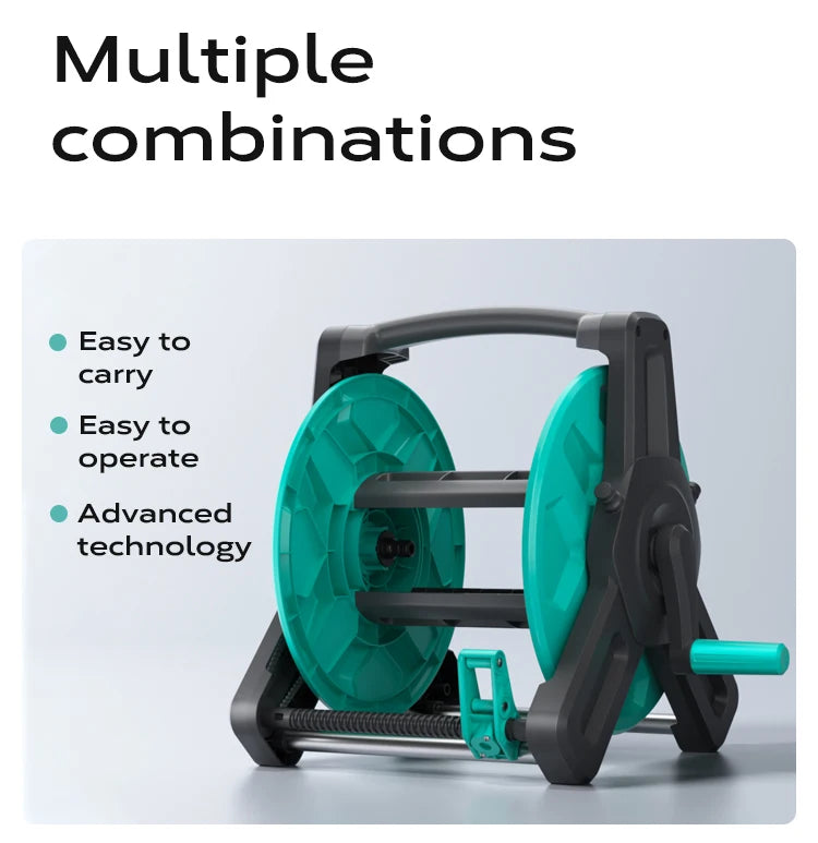 Wholesale 30m 40m Hose Storage Rack Garden Hose Reel High Pressure Garden Water Hose Reel For Outdoor Lawn Backyard