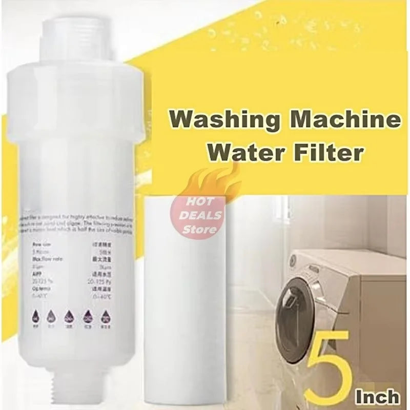 5'' PRE FILTER Water Filter Cartridge Washing Machine Filter Water Filter Replacements for Toilet Shower Water Heater Pre-filter