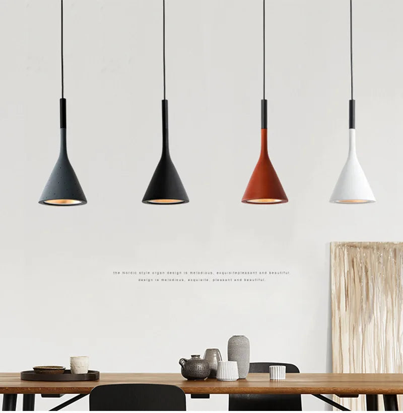 Modern Led Pendant Lights Multicolor E27 for Kitchen Fixtures Indoor Bedroom Dining Room Hanging Lamp Lampshade Home Chandeliers