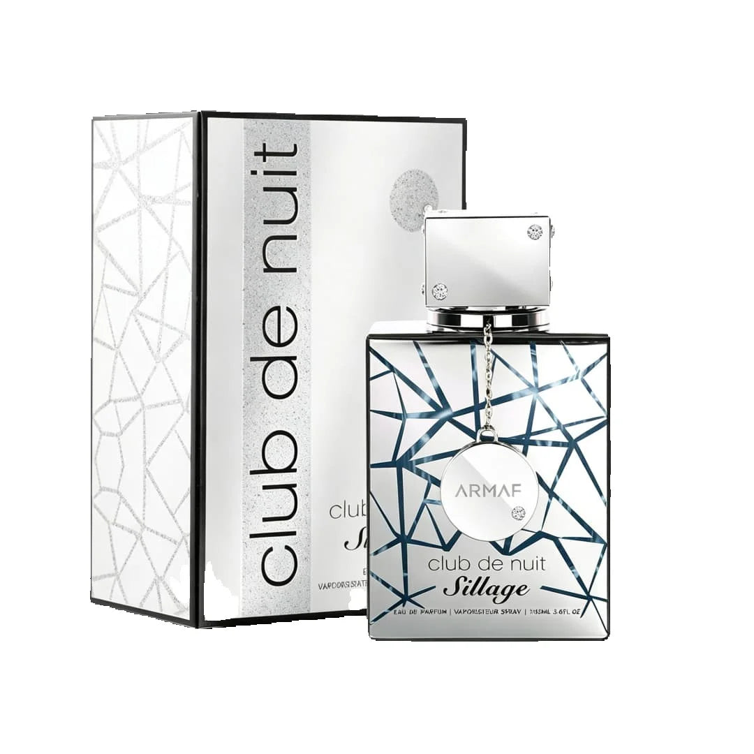 Armaf Club De Nuit Sillage Unisex Eau De Parfum (3.6 oz / 105 ml) – a Spicy, Woody, and Oriental Fragrance Featuring Long-Lasting, High-Projection Performance (8–10 Hours); an Ideal Gift for Birthdays or Anniversaries.