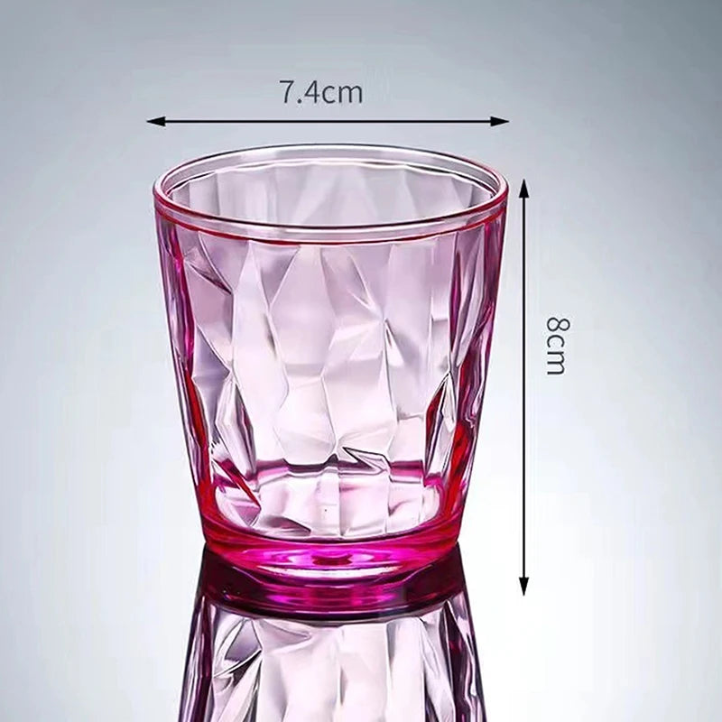 Acrylic Drinking Glasses Shatterproof Water Tumblers Unbreakable Reusable Beer Champagne Cup Dishwasher Safe For Party