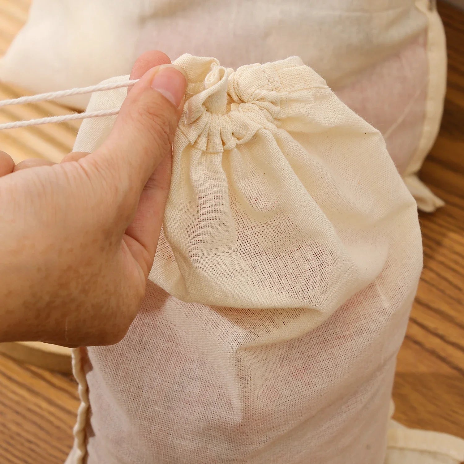 Drawstring Filter Net Mesh Bag Reusable Strainers Cheese Filter For Fruit Juice Food Straining Home Kitchen Gadgets Wholesale