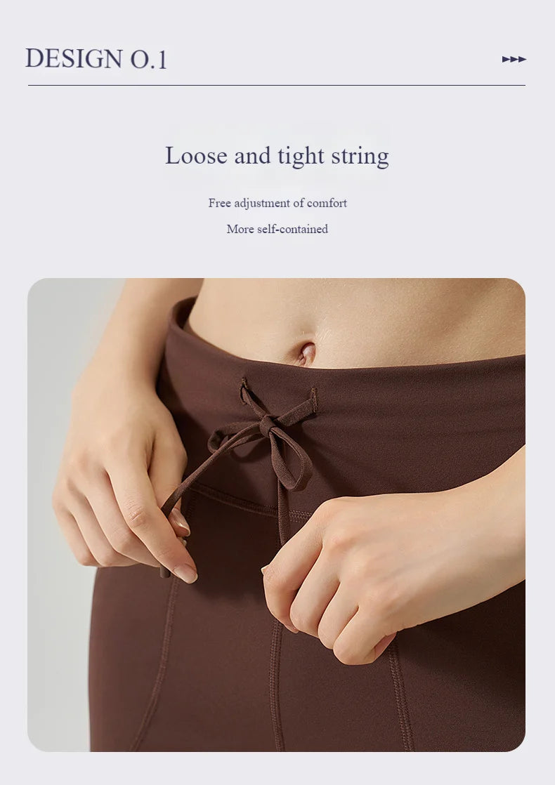 Women's High-Waisted Drawstring Wide-Leg Sports Pants Loose Fit Running Trousers & Slimming Yoga Fitness Pants