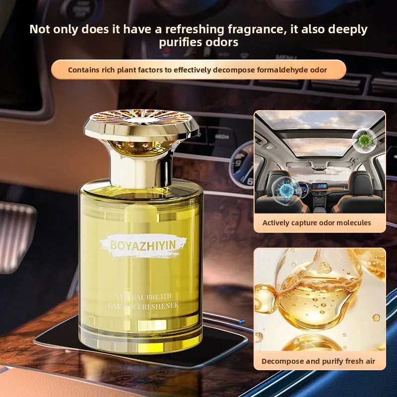 Car Perfume Air Freshener Aromatherapy Diffuser Odor Eliminator for Car Home Office